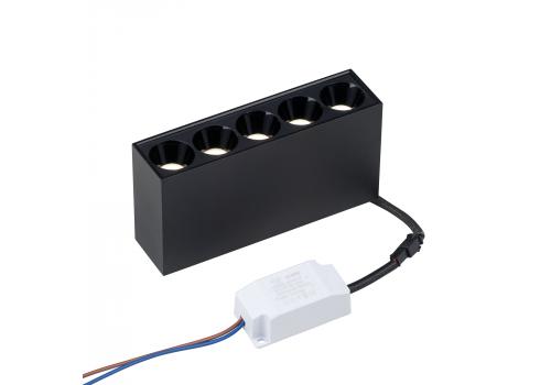  Накладной черный LED светильник с драйвером, 10Вт, 4000К,  36°, 765лм, фото 3 