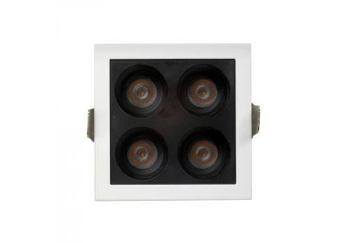  Встраиваемый белый LED светильник с драйвером, 8Вт, 4000К,  24°, 580лм, фото 1 