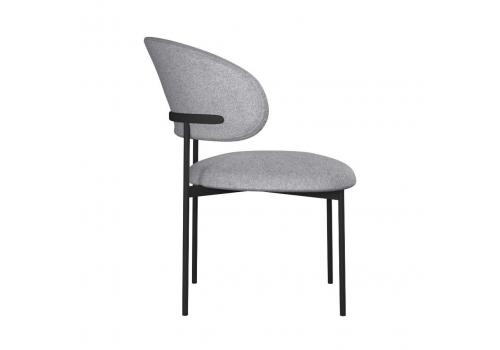  Стул DikLine 201 NS10 GREY, ножки черные, фото 4 