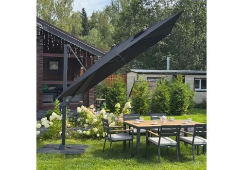  Зонт SKY BLACK квадратный, фото 2 