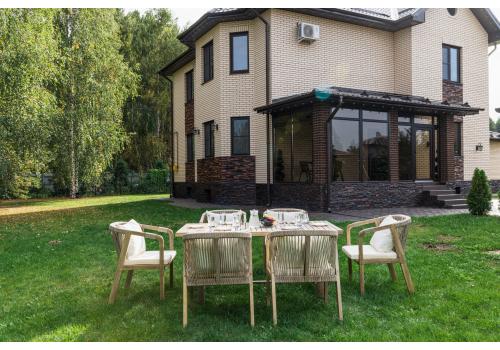 Обеденный комплект MICHELLE на 6 персон из натуральной акации, фото 5   Обеденный комплект MICHELLE на 6 персон из натуральной акации, фото 5