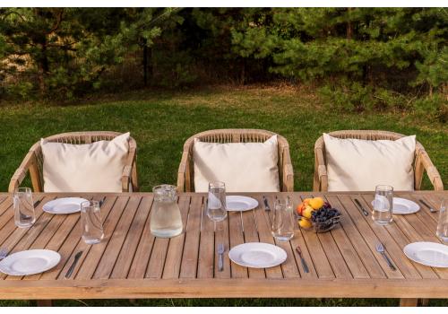 Обеденный комплект MICHELLE на 8 персон из натуральной акации, фото 6   Обеденный комплект MICHELLE на 8 персон из натуральной акации, фото 6