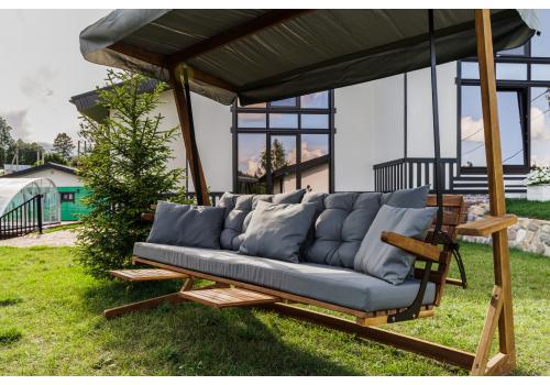  Диван-Качели GRACE трехместные из массива акации, фото 7 