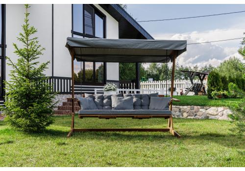  Диван-Качели GRACE трехместные из массива акации, фото 4 