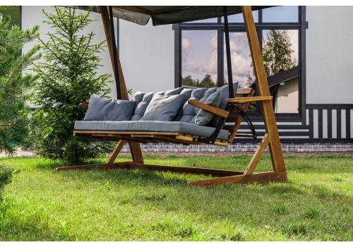  Диван-Качели GRACE трехместные из массива акации, фото 6 