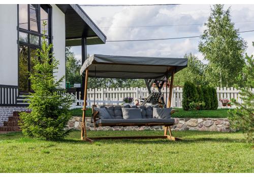  Диван-Качели GRACE трехместные из массива акации, фото 1 