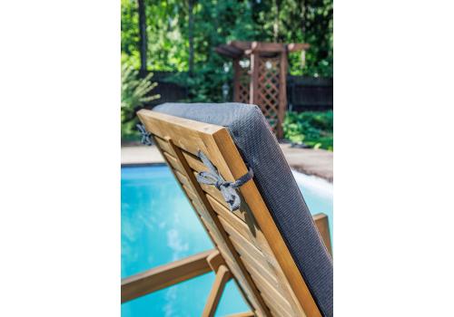  Комплект из шезлонга PAOLO и столика LUCIO из акации(teaklook), фото 8 