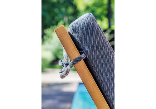  Комплект из шезлонга PAOLO и столика LUCIO из акации(teaklook), фото 9 