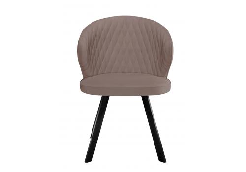 Стул DikLine 249 поворотный, K4 капучино, ножки черные, фото 2   Стул DikLine 249 поворотный, K4 капучино, ножки черные, фото 2