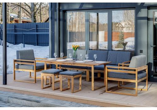 Обеденный комплект BROOKLYN с диваном, фото 1   Обеденный комплект BROOKLYN с диваном, фото 1