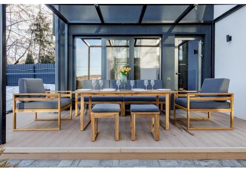 Обеденный комплект BROOKLYN с диваном, фото 2   Обеденный комплект BROOKLYN с диваном, фото 2