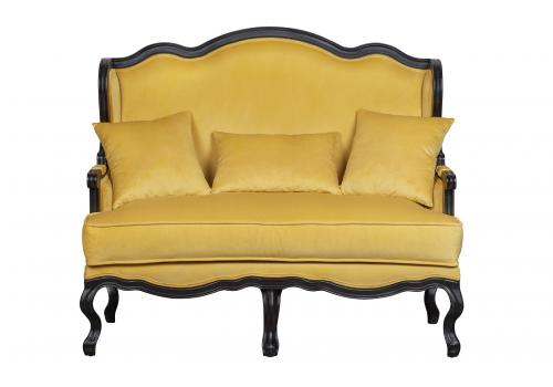  Двухместный дизайнерский диван Brody Double yellow, фото 1 