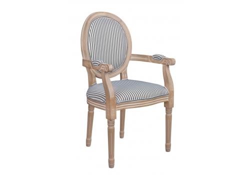  Мягкий стул с подлокотниками Volker Arm Black Pinstripe, фото 2 