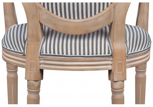  Мягкий стул с подлокотниками Volker Arm Black Pinstripe, фото 5 