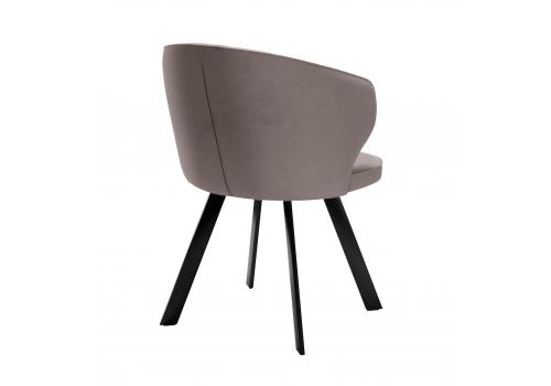 Стул DikLine 249 поворотный, K4 капучино, ножки черные, фото 3   Стул DikLine 249 поворотный, K4 капучино, ножки черные, фото 3