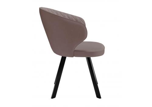 Стул DikLine 249 поворотный, K4 капучино, ножки черные, фото 4   Стул DikLine 249 поворотный, K4 капучино, ножки черные, фото 4