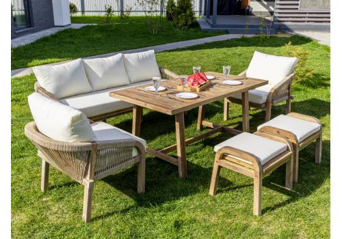  Обеденный комплект MICHELLE бежевый, фото 1 