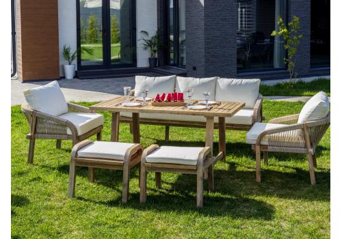  Обеденный комплект MICHELLE бежевый, фото 4 