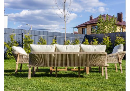  Обеденный комплект MICHELLE бежевый, фото 3 