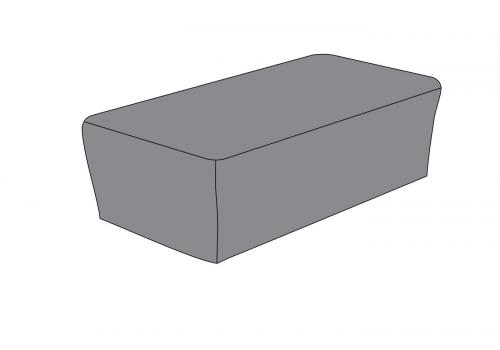  Защитный чехол на журнальный столик Капучино, 110×66×34 см, темно-серый, фото 1 