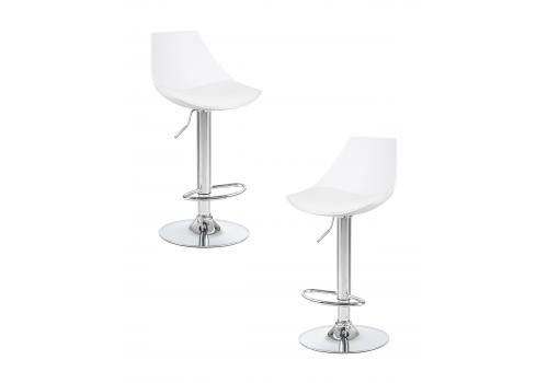  Набор 2 шт Стул барный DOBRIN ROCKY, белый, фото 1 