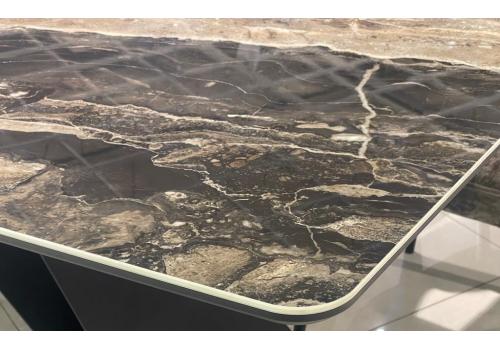 Стол DikLine DKP180 Керамика Amadeus/подстолье черное/опоры дуб галифакс (2 уп.), фото 7   Стол DikLine DKP180 Керамика Amadeus/подстолье черное/опоры дуб галифакс (2 уп.), фото 7