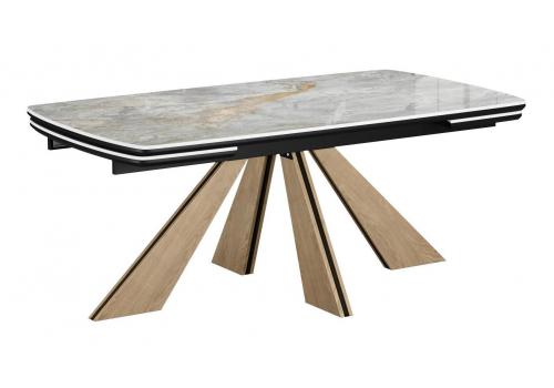 Стол DikLine DKP180 Керамика Titanium Silver River Polished/подстолье черное/опоры галифакс (2 уп.), фото 1   Стол DikLine DKP180 Керамика Titanium Silver River Polished/подстолье черное/опоры галифакс (2 уп.), фото 1