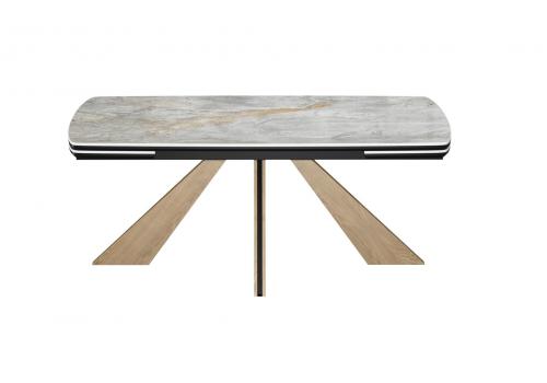 Стол DikLine DKP180 Керамика Titanium Silver River Polished/подстолье черное/опоры галифакс (2 уп.), фото 4   Стол DikLine DKP180 Керамика Titanium Silver River Polished/подстолье черное/опоры галифакс (2 уп.), фото 4