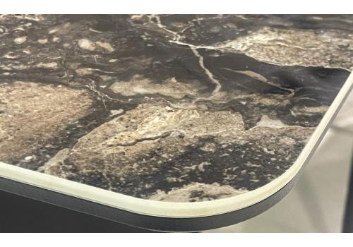 Стол DikLine DKP180 Керамика Amadeus/подстолье черное/опоры дуб галифакс (2 уп.), фото 6   Стол DikLine DKP180 Керамика Amadeus/подстолье черное/опоры дуб галифакс (2 уп.), фото 6