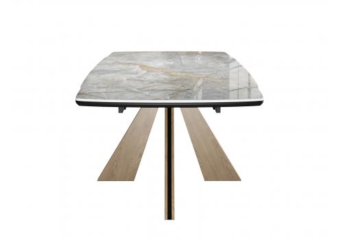 Стол DikLine DKP180 Керамика Titanium Silver River Polished/подстолье черное/опоры галифакс (2 уп.), фото 5   Стол DikLine DKP180 Керамика Titanium Silver River Polished/подстолье черное/опоры галифакс (2 уп.), фото 5