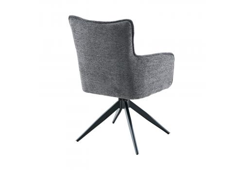  Стул DikLine 6826 т.к Серая Raven 15, опоры черные, фото 5 