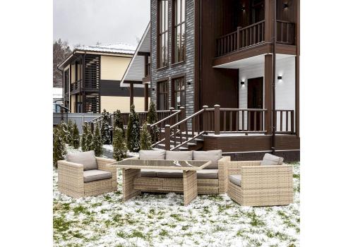  Комплект мебели KARL с обеденным столом в бежевом цвете, фото 1 