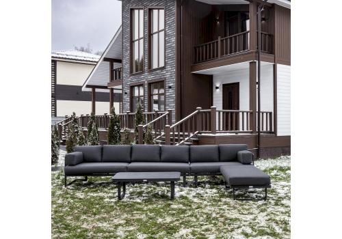  Лаунж-зона GISELLE с угловым диваном из алюминия, фото 1 