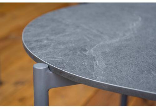  "Канны" лаунж-зона 4-местная из роупа со столиком "Диего" цвета "серый гранит", роуп темно-серый круглый, ткань темно-серая, фото 15 