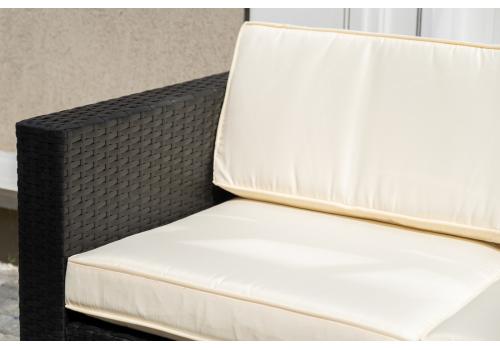  "Даллас" лаунж-зона из искусственного ротанга на 5 персон, цвет черный, фото 9 