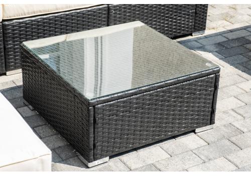  "Даллас" лаунж-зона из искусственного ротанга на 5 персон, цвет черный, фото 12 