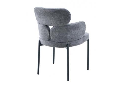  Стул DikLine 1311 т.к Серая UF925-12, опоры черные, фото 3 