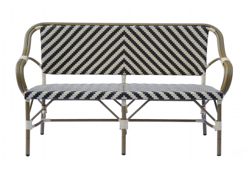  "Кабри" диван двухместный плетенный из искусственного ротанга, цвет бежево-коричневый, фото 2 