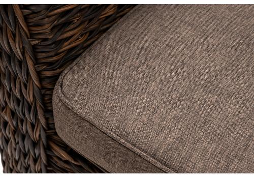  "Капучино" кресло из искусственного ротанга (гиацинт), цвет коричневый, фото 8 