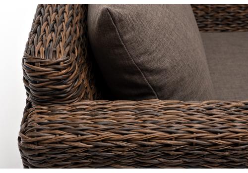  "Капучино" кресло из искусственного ротанга (гиацинт), цвет коричневый, фото 10 