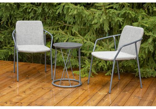  "Марокко" стул из текстилена nanotex, алюминиевый каркас, цвет серый, фото 10 