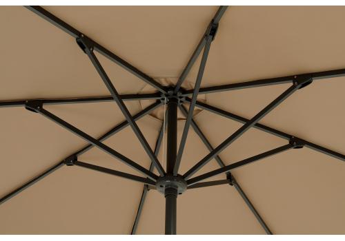  "Джулия" зонт садовый 3х3м на центральной опоре, тент бежевый, фото 3 