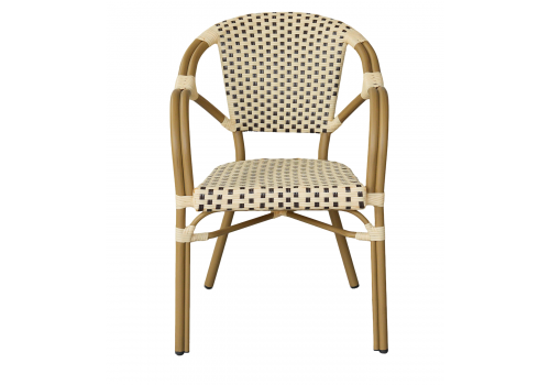  "Кабри" плетеный стул из искусственного ротанга, цвет бежево-коричневый, фото 2 