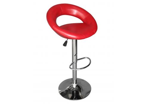  Стул барный DOBRIN MIRA, красный глянцевый, фото 1 