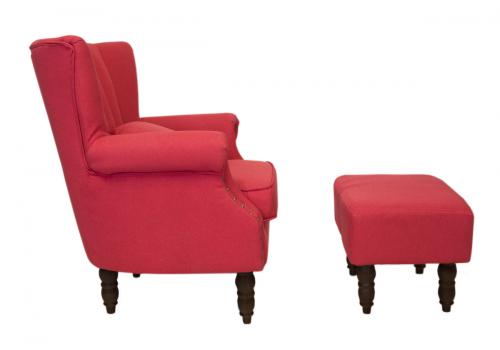  Кресло с пуфом Lab Red V2, фото 3 