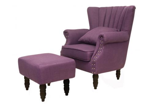  Кресло с пуфом Lab Violet V2, фото 1 