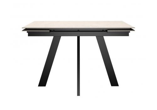  Стол DikLine DM110M Хромикс белый/опоры черные, фото 2 