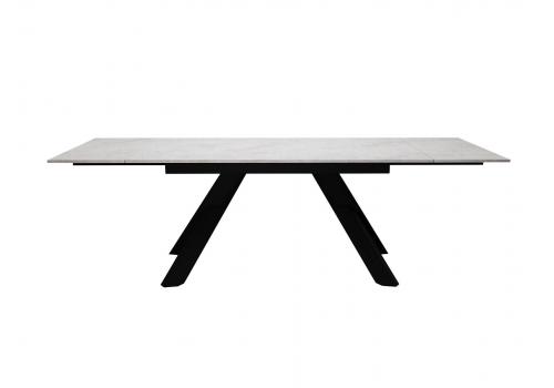  Стол DikLine DX140M Хромикс белый/опоры черные (2 уп.), фото 4 