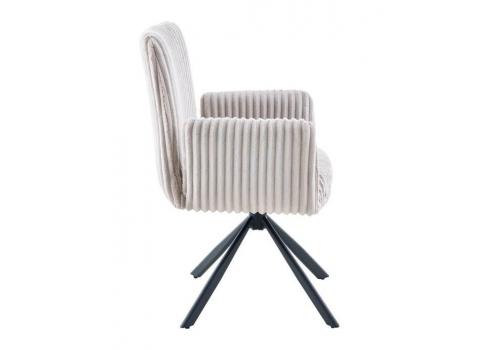  Стул DikLine 6827 т.к Бежевая Velo 30, опоры черные, фото 4 