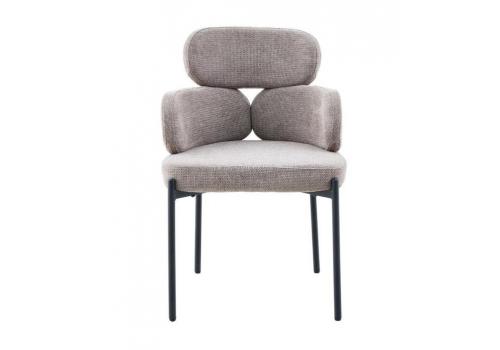  Стул DikLine 1311 т.к Темно-бежевая UF925-3, опоры черные, фото 5 